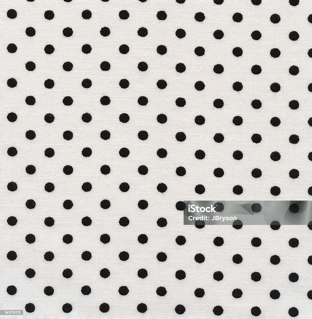 High Resolution White Fabric Black Polka Dots Texture and Background A high resolution white fabric with black polka dots. Can be used for backgrounds. XXXL Abstract Stock Photo