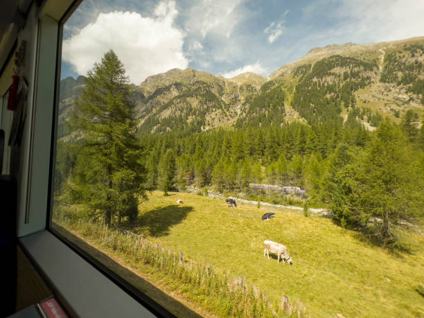 istock The trip through the UNESCO area with Bernina Express 1611792903