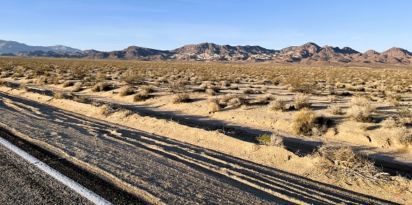 The Mojave Desert view, Amboy, Californ