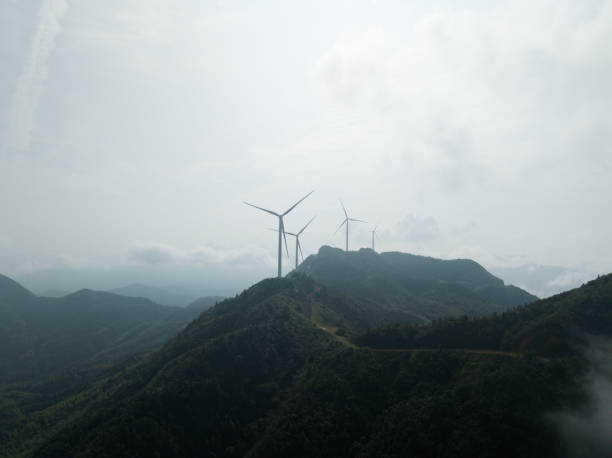 istock Wind turbines in remote mountainous areas 1611918229