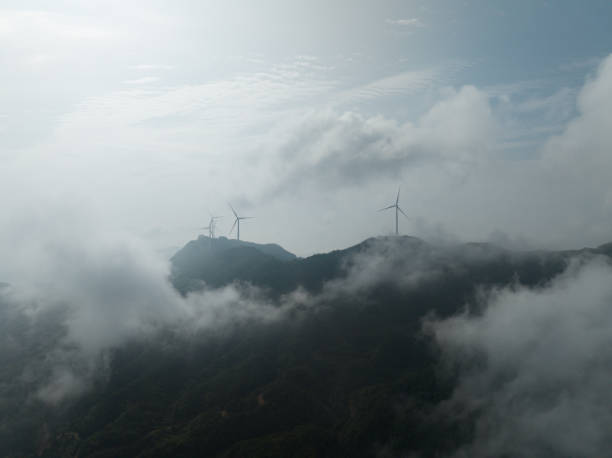 istock Wind turbines in remote mountainous areas 1611918763