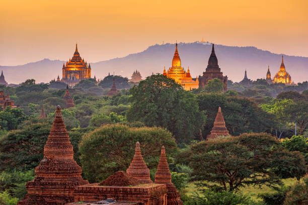 istock Bagan, Myanmar temples in the Archaeological Zone 1611929023
