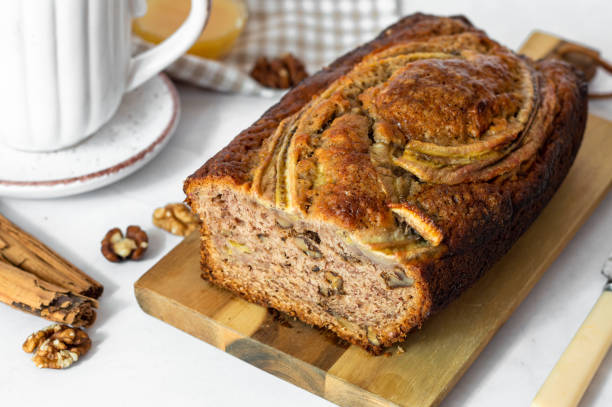 istock Banana bread  with honey and cinnamon 1611977230