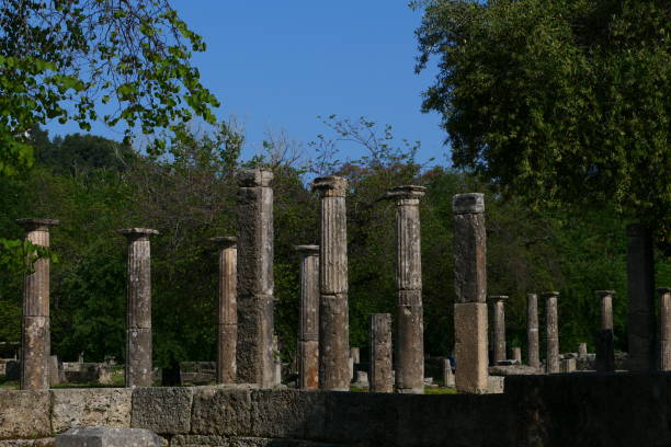 istock Columns, Archaeological Site of Olympia, Peloponnese, Greece 1612018488