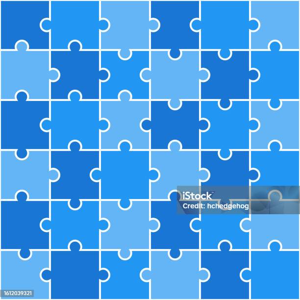Jigsaw Pattern Stock Illustration - Download Image Now - Art ...