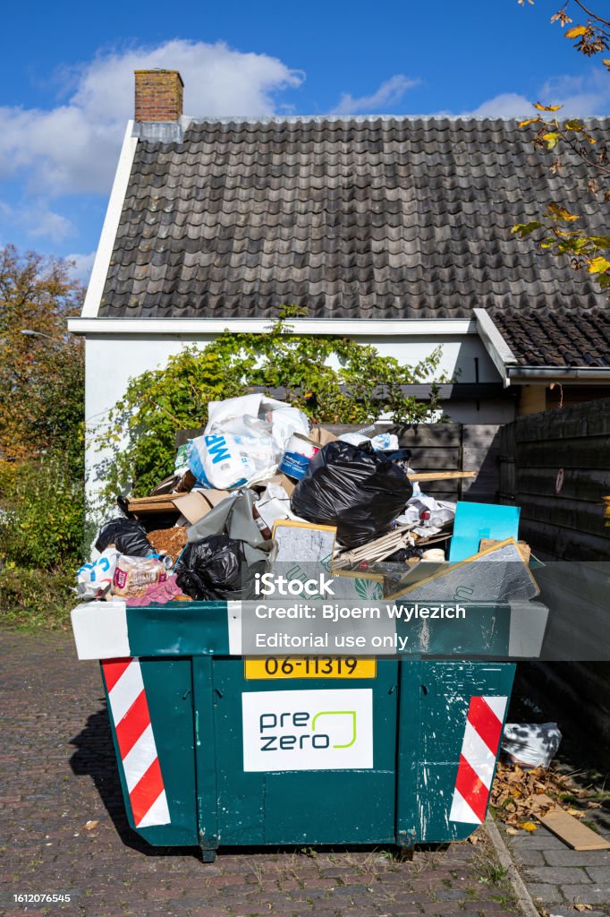 Prezero Paper Container Nl Prezero Rolloff Container Stock Photo - Download Image Now - Collection ...