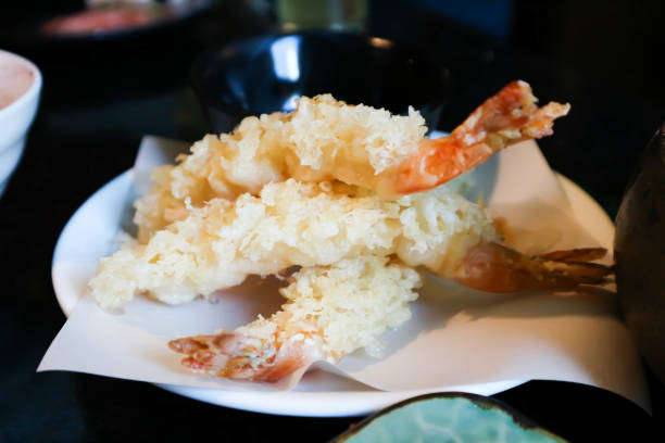istock tempura or deep fried shrimp in Japanese food 1612211146