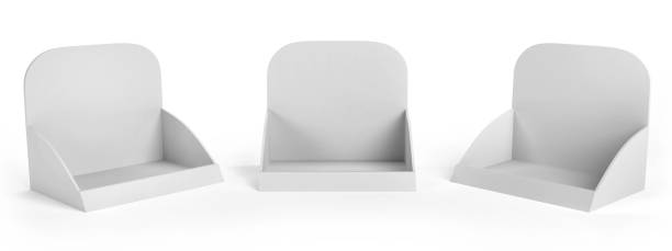 istock PDQ Display, Empty Packaging Display Tray With 3 Different Angles. Point Of Sale. 3D Render 1612297379