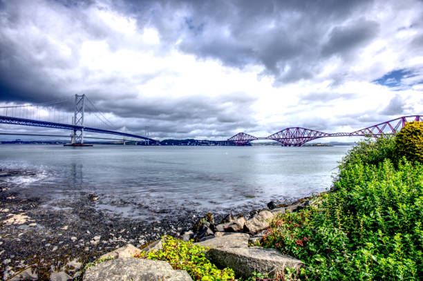 istock Queensferry Road and Rail Bridge Edinburgh Scotland. 1612376487