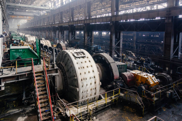 istock Mill grinds ore in ore dressing treatment plant 1612432409