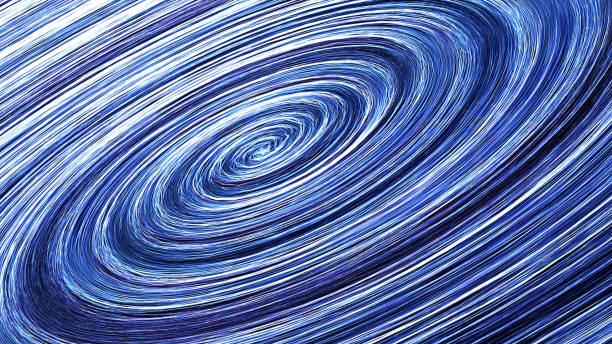 istock 4K Twirl Lines Abstract Background in Neon  Analogous Colours 1612526328