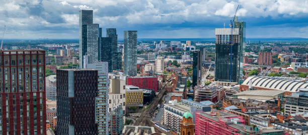 istock Manchester Skyline from Oxford Road 1612561087