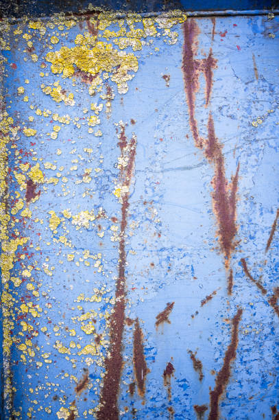 istock Close-up of a rusty metal container 1612566093