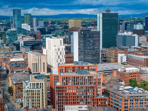 istock Manchester Skyline from Oxford Road 1612573040
