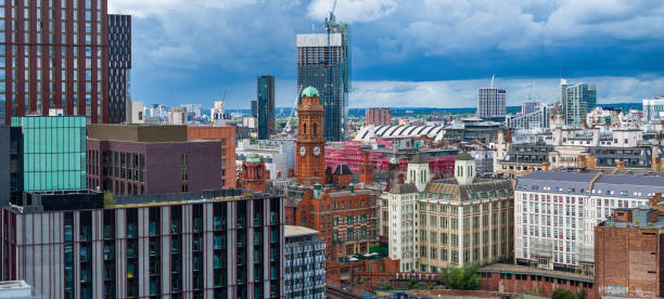 istock Manchester Skyline from Oxford Road 1612579148