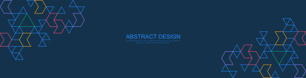 kreatywna idea nowoczesnego designu z abstrakcyjnym geometrycznym tłem. minimalistyczna tekstura wektorowa z wielokątnym wzorem do projektowania banerów lub nagłówka - 2042 stock illustrations