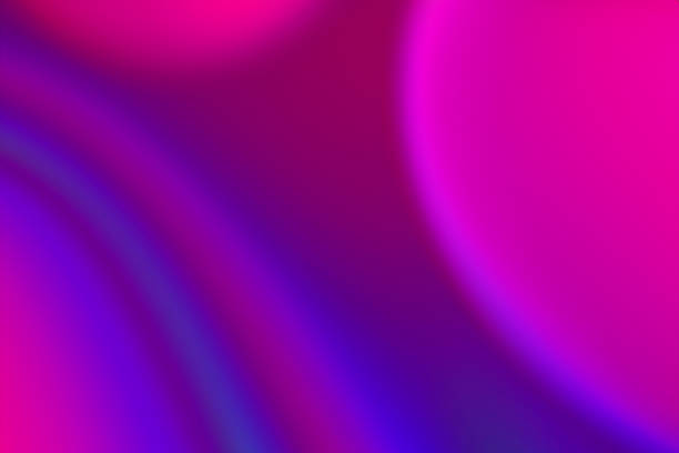 istock Background with blurred texture effect with circular shapes and tone waves in fuchsia, violet, purple, magenta and blue colors. 1612626966