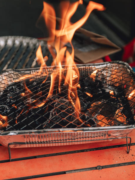 istock BBQ party, a barbeque event outdoors. Fire and charcoal close-up 1612643328