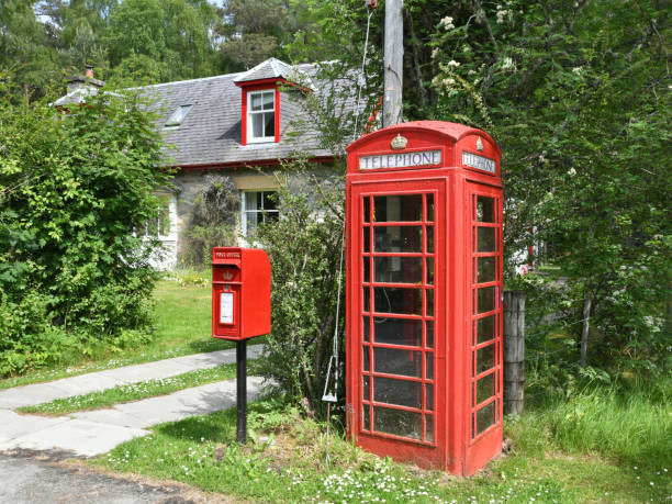 istock Traditional telephone booth and mailbox in the Scottish Highlands 1612702961