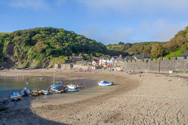 istock Boats in Polkerris Harbour, Cornwall, England, UK 1612721871