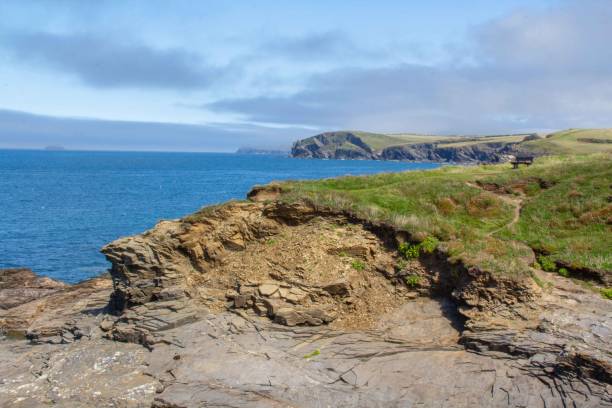istock Stepper Point and Pentire Point from Harlyn Bay, Cornwall, England 1612725034