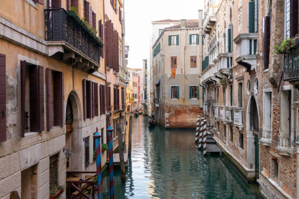 istock A typical canal in Venice, Italy 1612760467