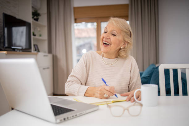 istock Woman working from home 1613007537