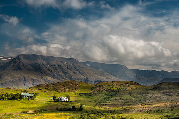 istock Mountain view outside Reykjavic 161305272