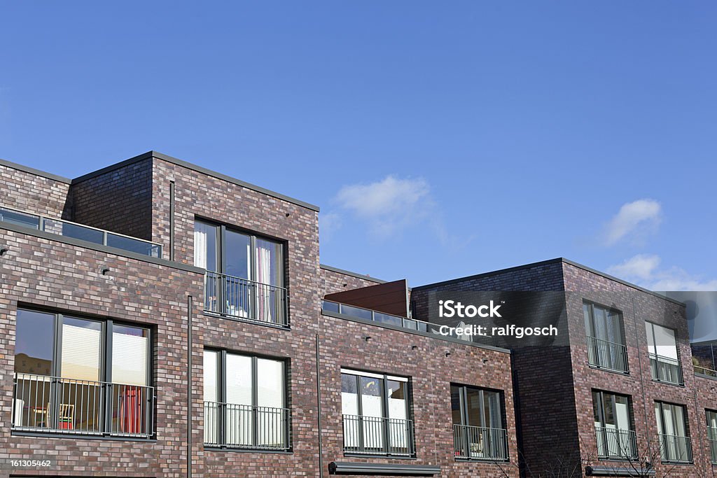 Casas de cidade modernas apartement em Kiel, Alemanha - Foto de stock de Residência na Cidade royalty-free