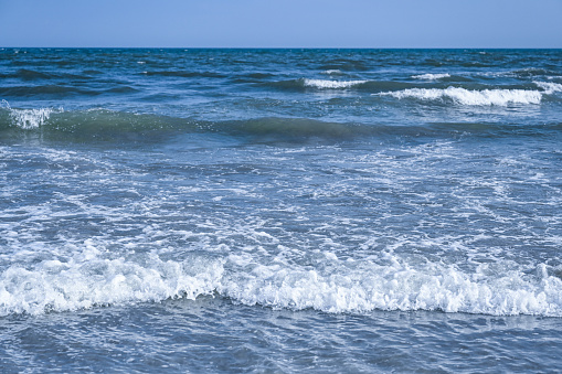 Beach at Atlantic Ocean, Atlantic City.