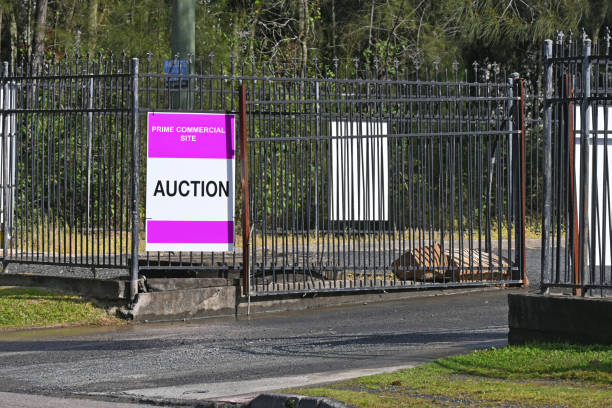 istock Commercial Auction sign 1613274256