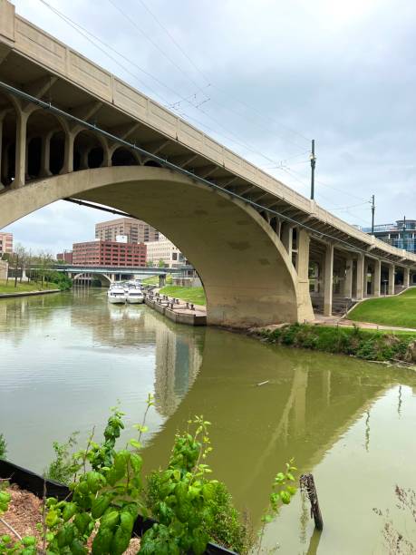 istock Beautiful Bridge Reflection, downtown Houston, Texas 1613280070