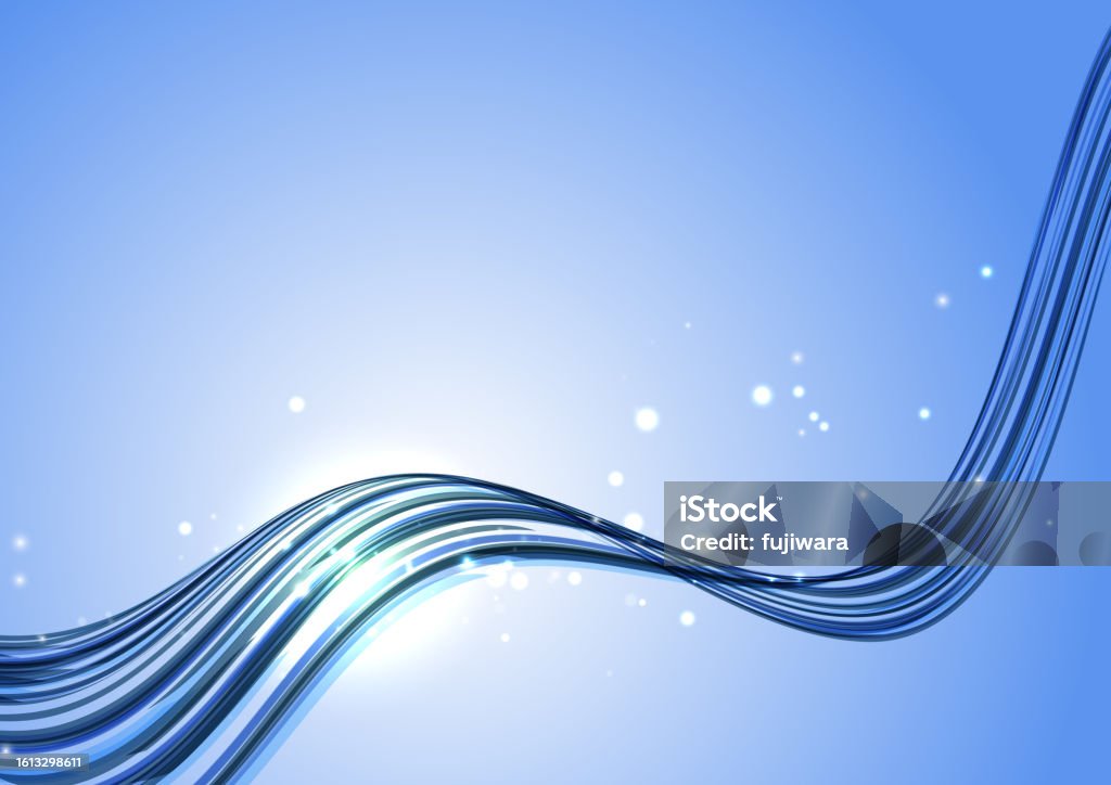 Network Wave Background Blue Abstract Network Wave Background Stock Illustration - Download ...