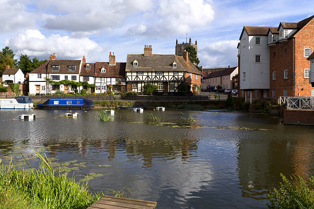 istock Riverside cottages,Tewkesbury, Gloucestershire, UK 161331431