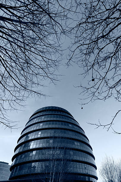 Business towers in London, UK