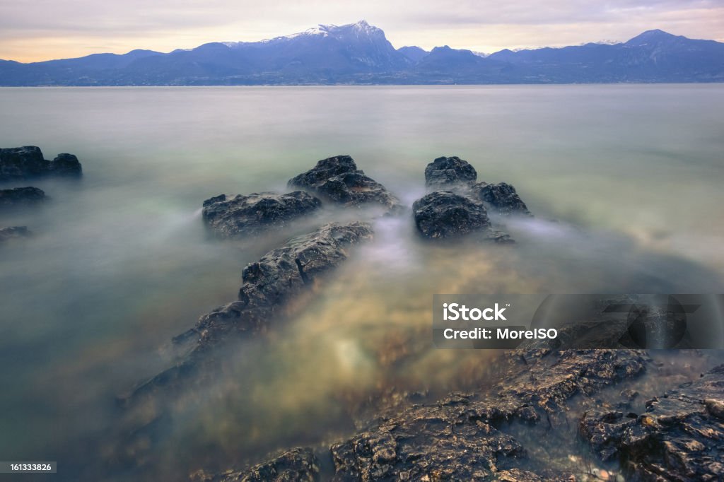 Lago de Garda, Itália - Foto de stock de Baía royalty-free