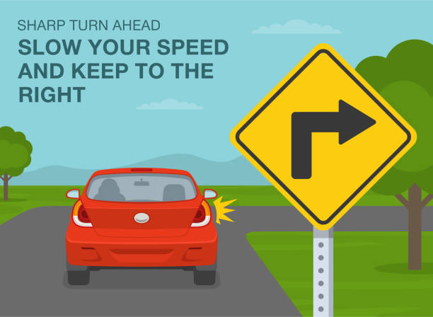 130+ Sharp Turn In Road Stock Illustrations, Royalty-Free Vector ...