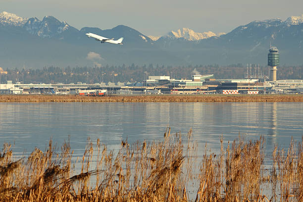 Vancouver International Airport, YVR stock photo