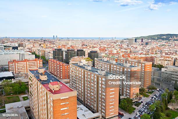 Panorama Von Barcelona City Stockfoto und mehr Bilder von Barcelona - Spanien - Barcelona - Spanien, Wohnung, Abenddämmerung