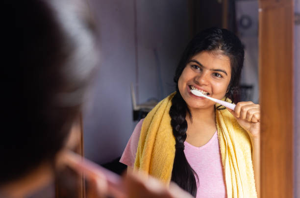 istock Brushing teeth healthy habit 1613475517