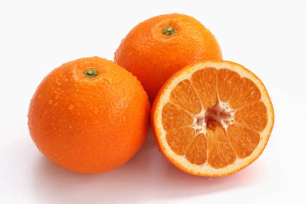 istock Iyokan Orange on White Background 1613501152