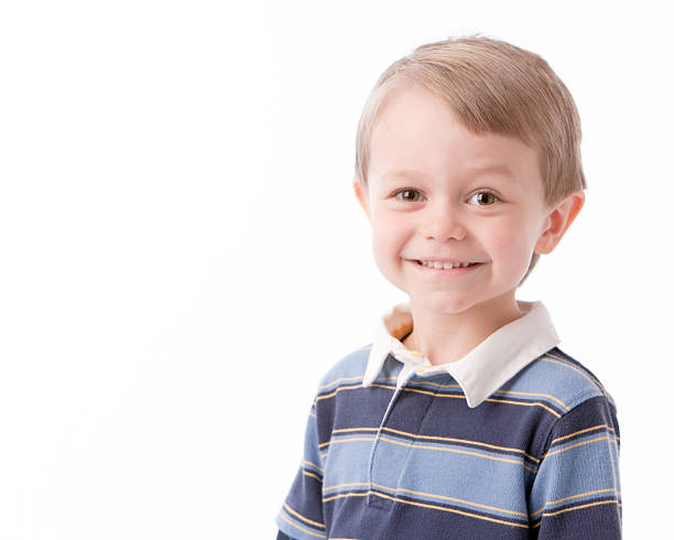 istock Real People: Smiling Caucasian Little Boy Head Shoulders 161355839