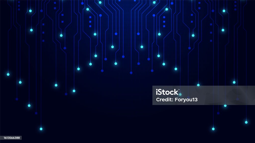 Technology Background Sign Technology Background With Hitech Digital Data Stock Illustration ...
