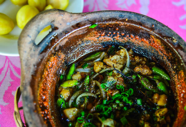 istock Traditional stew pork with pepper 1613569218