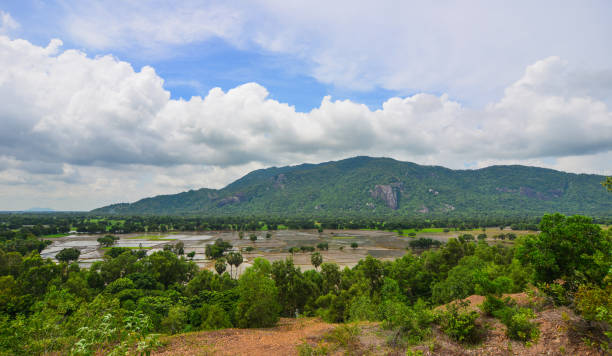 Mountain scenery of Mekong Delta