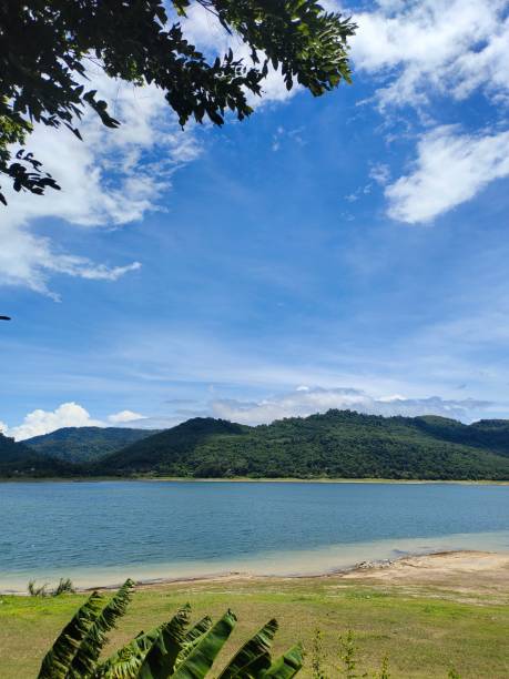 istock Reservoir surrounded by mountains 1613575736