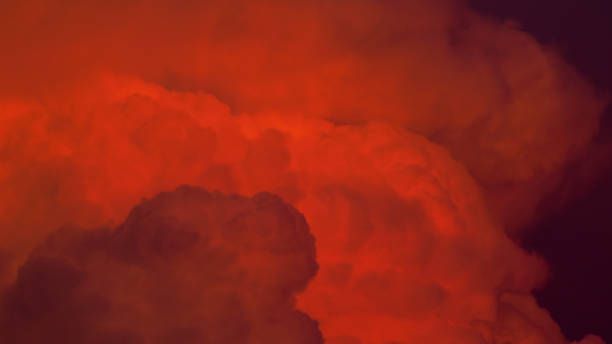 istock Red cumulonimbus 1613613566