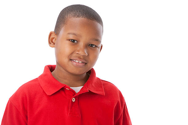 istock Real People: African American Boy Smiling Head and Shoulders 161361560