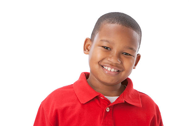 istock Real People: Headshot African American Boy Smiling Laughing 161361710