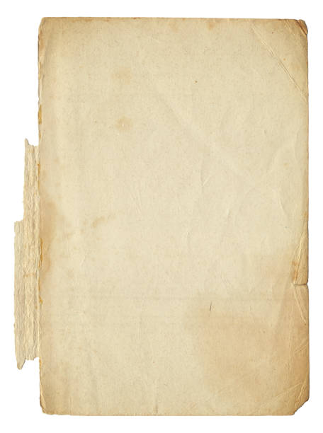 istock Vintage background of old paper texture with spots 1613638928
